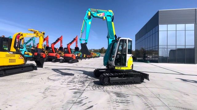 Обзор крутого экскаватора YANMAR B6-6 смотреть онлайн
