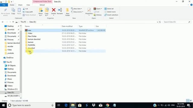Rar file ko folder me convert kaise kare | how to convert rar to folder смотреть онлайн