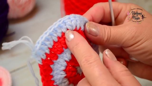 (Circulo En Espiral De 2 Y 3 Colores)Técnicas, Crochet Y Muchos Tips.