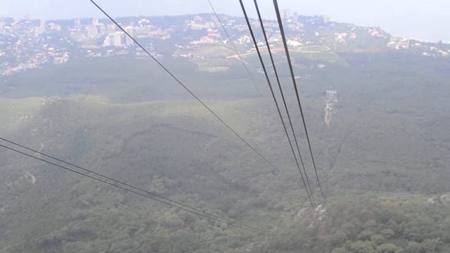 Спуск по канатной дороге с горы Ай-Петри Крым смотреть онлайн