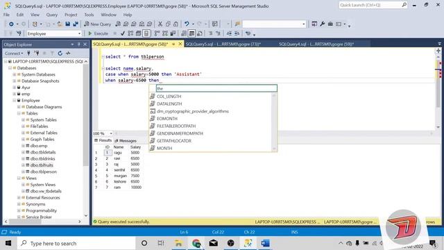 SQL Tutorial 21| Using Case | Tamil смотреть онлайн