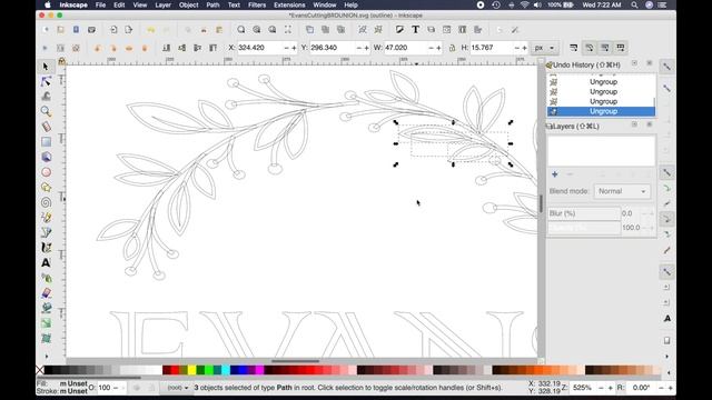 Merge Objects/Union using Inkscape, for Shaper Origin смотреть онлайн