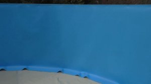 Каркасный бассейн. Монтаж пленки ПВХ