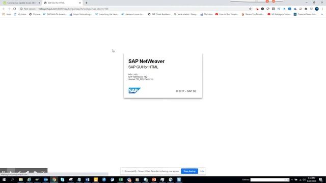 SAP ABAP: How to call webgui directly from SAP in less than 1 minute? SICF-Webgui-F8-Test смотреть онлайн