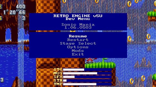 Sonic mania (plus version) RSDKv5U decompilation Android test смотреть онлайн