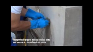 Гидропломба Пенеплаг останавливает напорную течь!