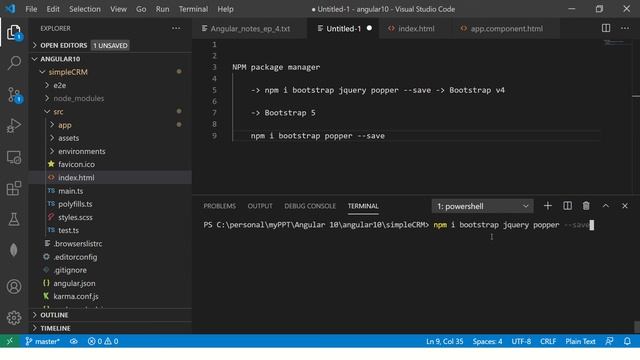Angular 10 Tutorial #5 - Install Bootstrap in Angular Apps | Angular 10 Tutorial For Beginners смотреть онлайн