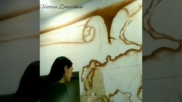 Роспись стен"Карта мира" аэрография смотреть онлайн