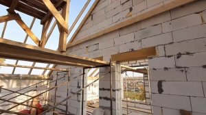 Двухскатная крыша. Моя строипильная система. Дом 8 на 10. Как утеплять крышу? Утепленная кровля