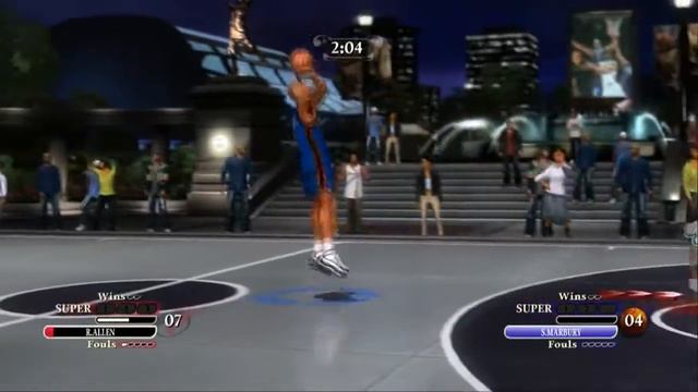 NBA Ballers Chosen One 1v1 R.Allen vs S.Marbury смотреть онлайн