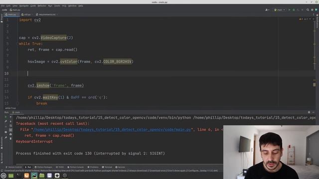 Detecting color with Python and OpenCV using HSV colorspace | Computer vision tutorial смотреть онлайн