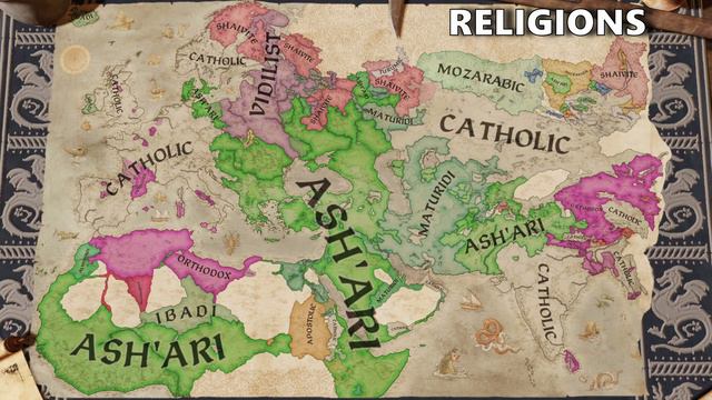 CK3 Timelapse but all rulers starting positions have been randomized (867) смотреть онлайн