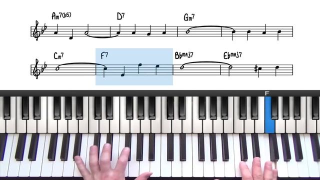 "Autumn Leaves" Jazz Piano Tutorial - Slow Explanations смотреть онлайн
