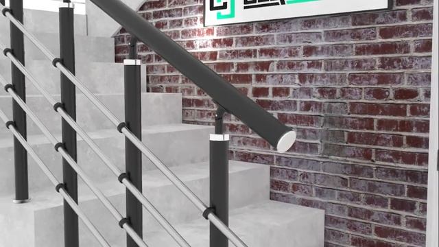 Соединить металлические перила с балясиной разжимной муфтой, самый простёйший и недорогой способ. смотреть онлайн