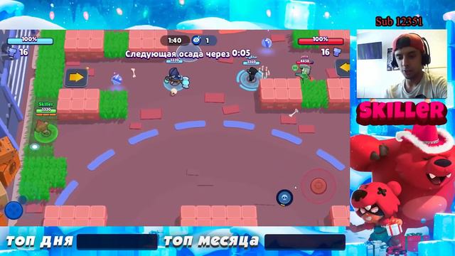 Осада! Самый Высокий Уровень Робота?! Brawl Stars смотреть онлайн