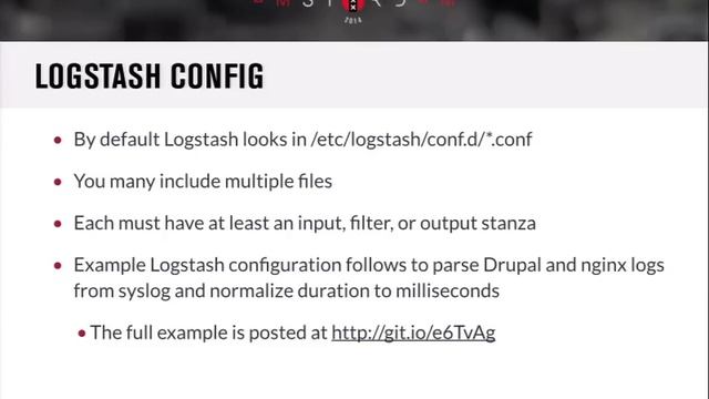 DrupalCon Amsterdam 2014: Using Open Source Logging and Monitoring Tools смотреть онлайн