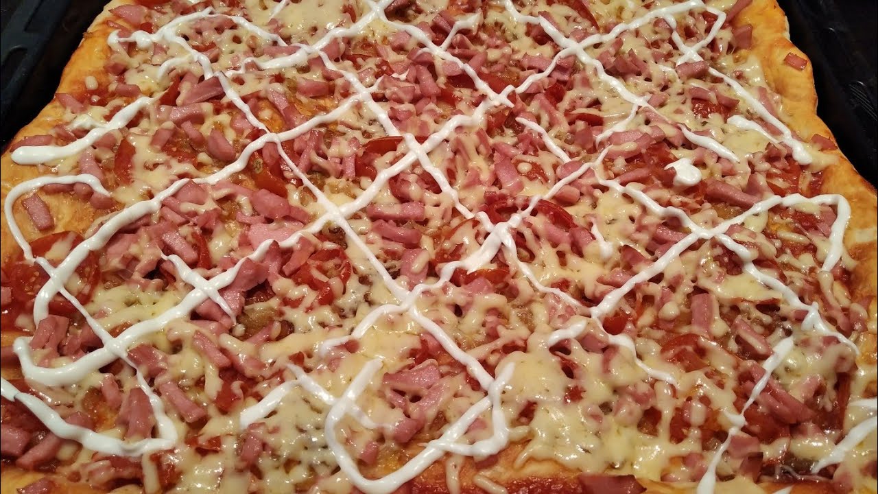 СУПЕР ПИЦЦА ? из покупного теста ❤️ВКУУСНО!!!