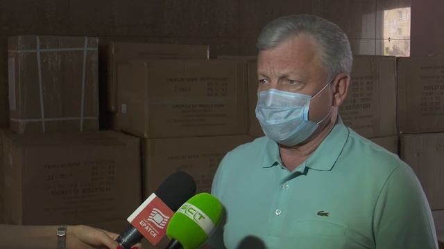 БрАЗ передал городу очередную партию средств индивидуальной защиты смотреть онлайн