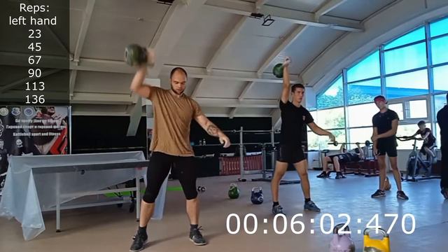 ЗАРУБА В РЫВКЕ ГИРИ НА 12 МИНУТ \ КТО СДЕЛАЕТ БОЛЬШЕ \ Kettlebell snatch 24 kg 12 minutes смотреть онлайн