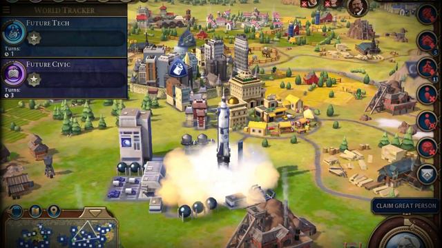 Sid Meier's Civilization VI - Launch Moon Landing смотреть онлайн