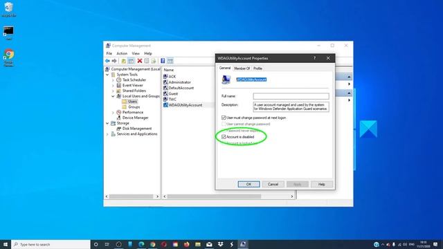 What is WDAGUtilityAccount in Windows 10? Should I delete it? смотреть онлайн