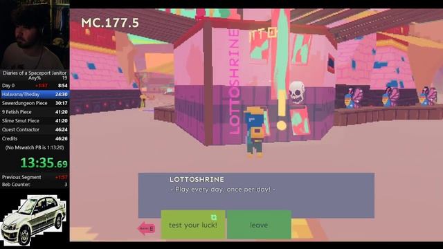 Diaries of a Spaceport Janitor Any% Speedrun (25:30 - WR) смотреть онлайн