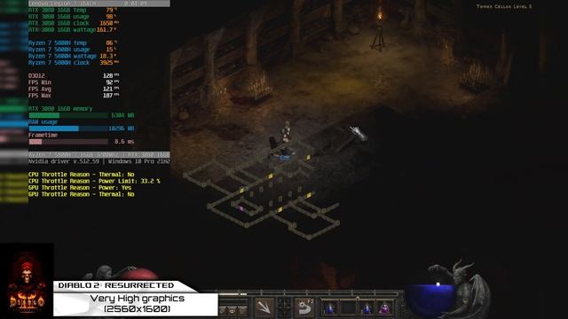 Lenovo Legion 7 - Diablo II Resurrected Gameplay Test (Ryzen 7 5800H, RTX 3080) смотреть онлайн