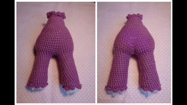 Текстовой вариант мк , вяжем крючком Зайку Сиреньку . смотреть онлайн