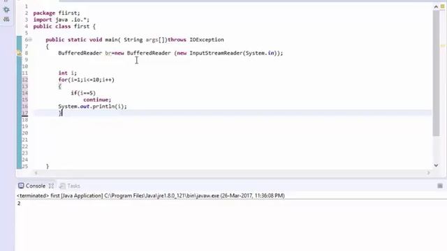 JAVA HINDI TUTORIAL-16 | CONTINUE AND BREAK . смотреть онлайн
