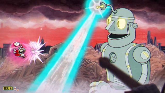 Робот доктора Кашля "Стальной гигант" --- Cuphead смотреть онлайн