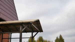 СТРОИТЕЛЬСТВО НАВЕСА / КОЗЫРЬКА над КРЫЛЬЦОМ частного ДОМА.
