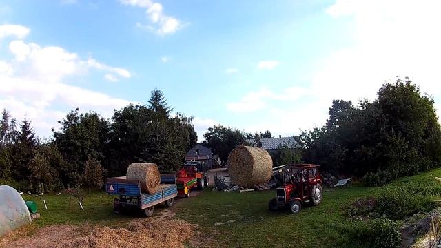 Zbiór słomy , Talerzowanie oraz Zapowiedz Orki :D Renault 90-34, Massey Ferguson смотреть онлайн