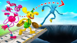 КТО ДАЛЬШЕ ПРЫГНЕТ? МОНСТРЫ ПОППИ ПЛЕЙТАЙМ ПРОТИВ ПРОПАСТИ! УГАР И БЕЗУМИЕ Garry`s Mod