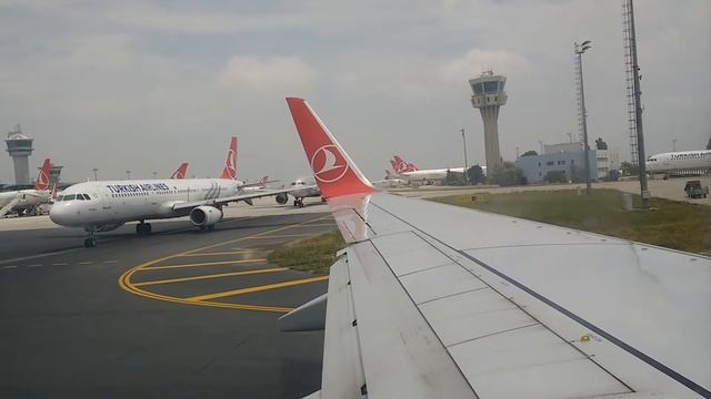 Long departure queue at Atatürk Airport Turkey ?? смотреть онлайн