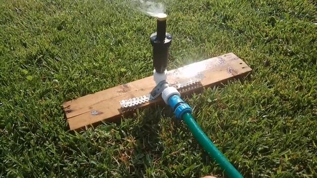 Автоматический полив газона. Форсунки для полива с Китая. смотреть онлайн