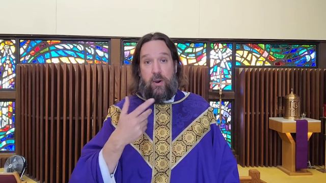 Sunday Catholic Mass for Feb 18 2024 with Father Dave (temptation) смотреть онлайн
