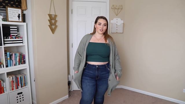 American Eagle Curvy Jeans, Cardigans, & All The Fall Things 🍁 Plus Size Try-On Haul | Sarah Varga смотреть онлайн