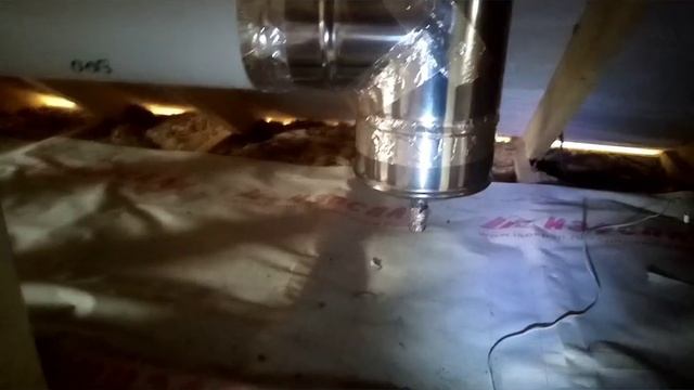 Утепленная естественная вентиляция .Коттедж.Дом.Котел BAXI газовый настенный двухконтарный 24 квт. смотреть онлайн