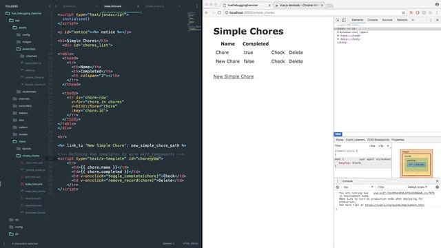 Vue JS Debugging in Rails смотреть онлайн