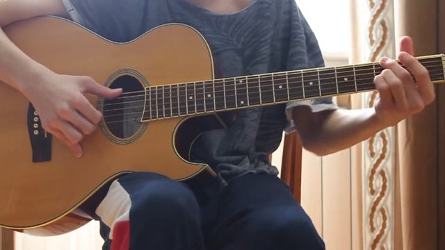 Axel F - Crazy Frog fingerstyle cover смотреть онлайн
