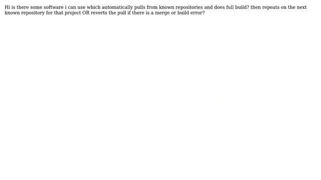 git: automated builds with pull and merges? смотреть онлайн