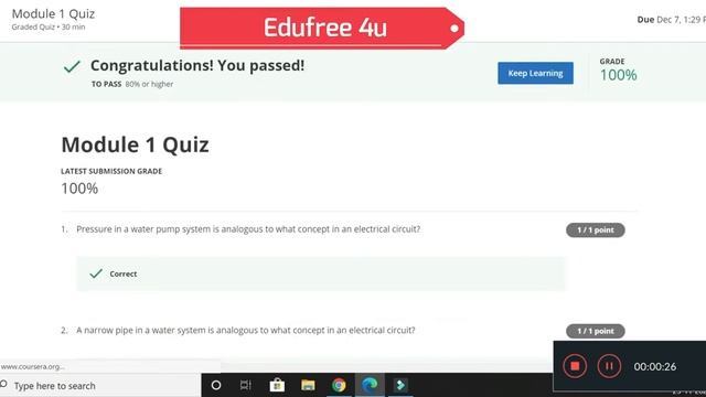 The Arduino Platform and C Programming | Quiz 1 Solutions | Coursera смотреть онлайн