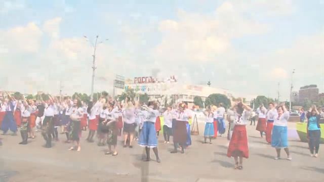 флешмоб Корчма Тарас Бульба в Парке им. Горького смотреть онлайн