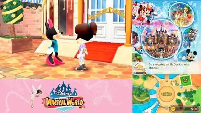 Disney Magical World: First Sticker & Shopping with Minnie смотреть онлайн
