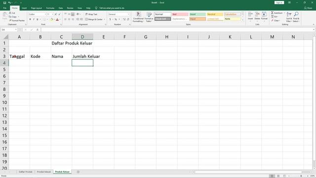 MEMBUAT LAPORAN STOK BARANG MASUK & KELUAR OTOMATIS DI MICROSOFT EXCEL - TEACH ID смотреть онлайн