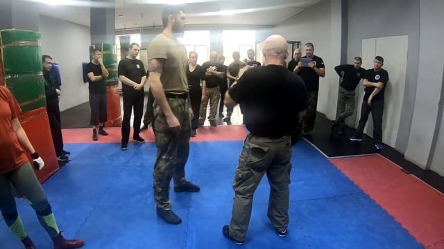 Фрагмент семинара в Ростове-на-Дону "Тактика ближнего боя" 2-3 февраля 2019 смотреть онлайн