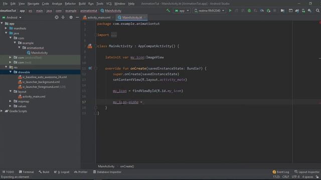 Animation in Kotlin Programmatically Android Studio | Easy Animation Code |Learn Animation in 5 Min смотреть онлайн