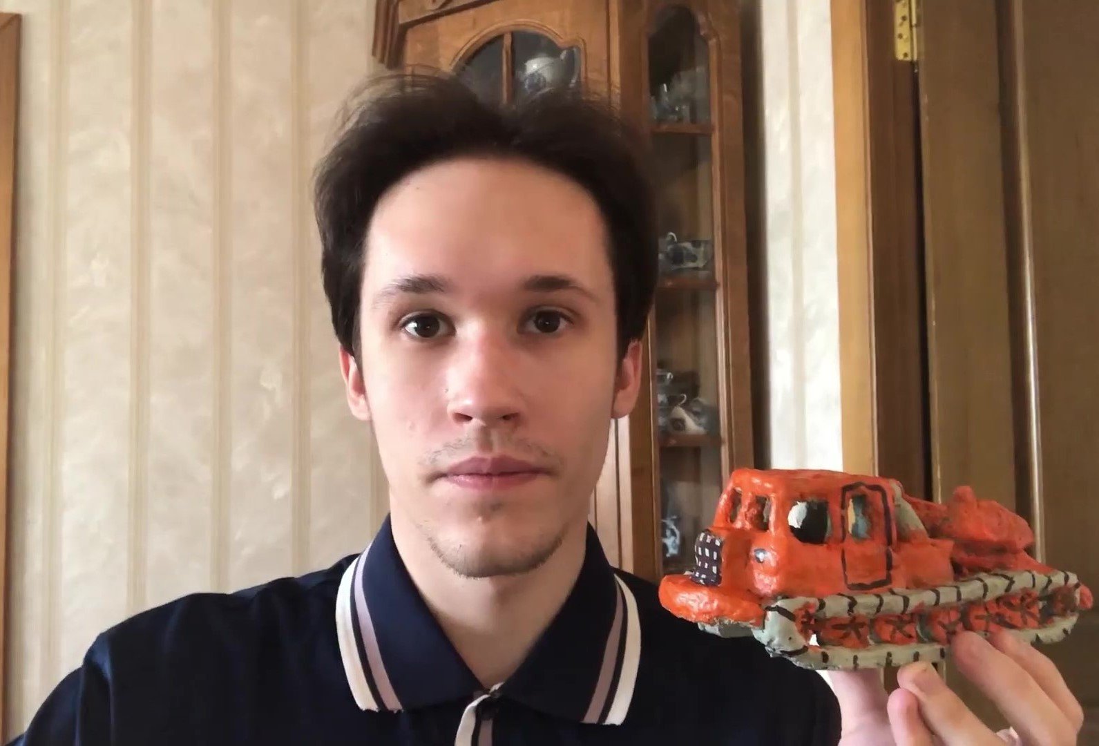 Мощный трелевочный трактор СССР ТДТ-60. Леплю его модель смотреть онлайн