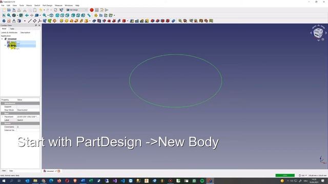 ✅ FreeCAD Error In order to use PartDesign you need an active Body object in the document. смотреть онлайн
