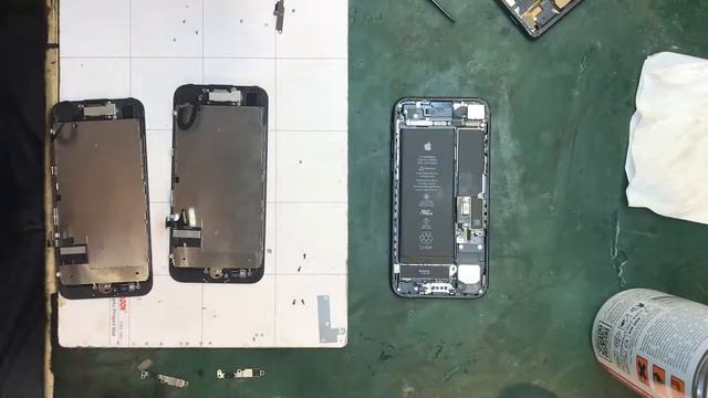 Вскрытие iphone 7 обучающее видео Замена стекла, экрана , дисплея смотреть онлайн